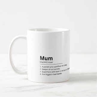 Caneca De Café Definição de mãe Seu Presente de Foto para o Dia d