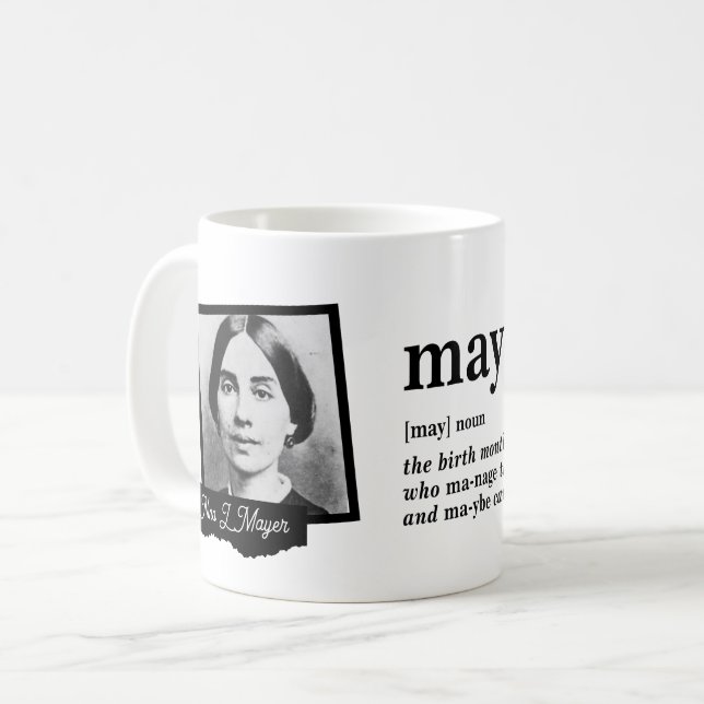 Caneca De Café Definição de maio (Frente Esquerda)