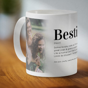 Caneca De Café Definição de Melhor Amiga Foto Melhor Amiga