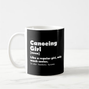 Caneca De Café Definição de Menina de Canoagem Engraçado Mulheres