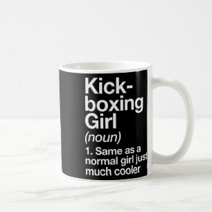 Caneca De Café Definição de Menina de Kickboxing Engraçado Esport