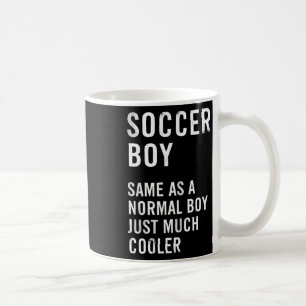 Caneca De Café Definição de Menino de Futebol Engraçado