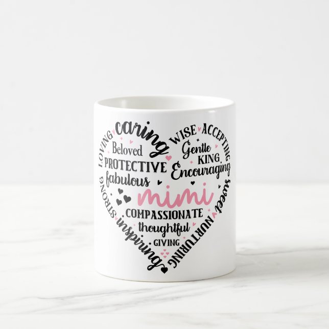 Caneca De Café Definição de Mimi/Coração Cuta (Centro)