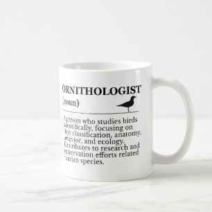 Caneca De Café Definição de Ornitólogo - Vogelkunde (Observação d