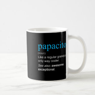 Caneca De Café Definição de Papacito Substantivo Como um Avô Mais
