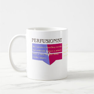 Caneca De Café Definição de Perfusionista Personalizável
