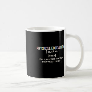 Caneca De Café Definição de Professor de Educação Física Engraçad