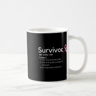 Caneca De Café Definição De Sobrevivência Para Sobreviventes De C