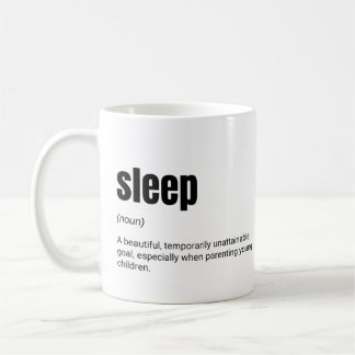 Caneca De Café Definição de Sono Engraçada para Pais