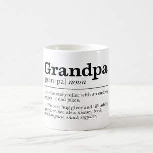 Caneca De Café Definição de vovô engraçada
