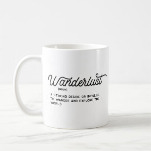 Caneca De Café Definição de Wanderlust