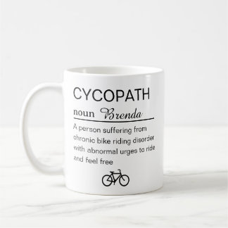 Caneca De Café Definição Divertida de Ciclopata