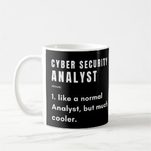Caneca De Café Definição Divertida de Segurança Cibernética