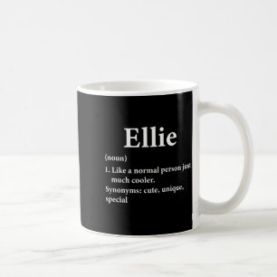 Caneca De Café Definição do Nome Ellie
