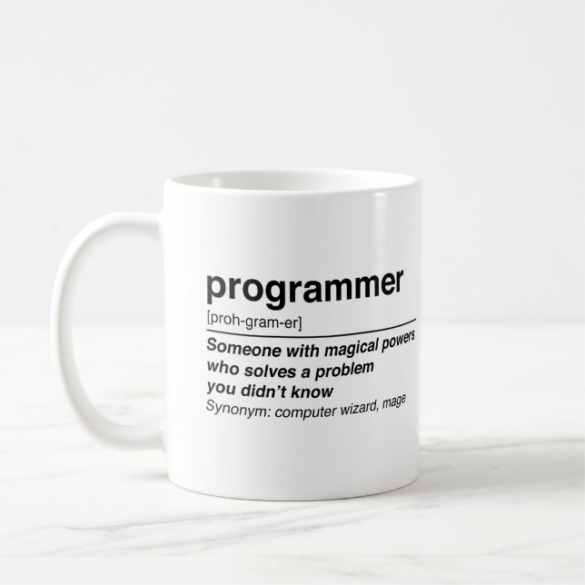 Caneca De Café Definição do programador (Esquerda)