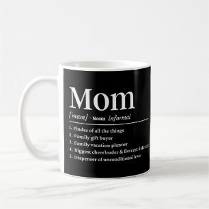 Caneca De Café Definição engraçada da mãe