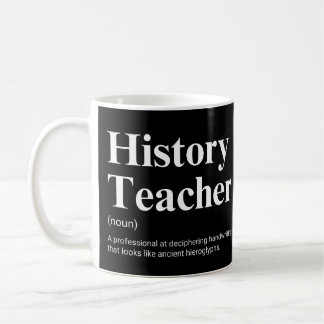 Caneca De Café Definição Engraçada de Professor de História