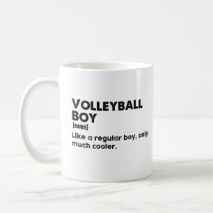 Caneca De Café Definição Engraçada De Voleibol
