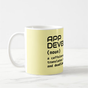 Caneca De Café Definição engraçada para desenvolvedores de softwa