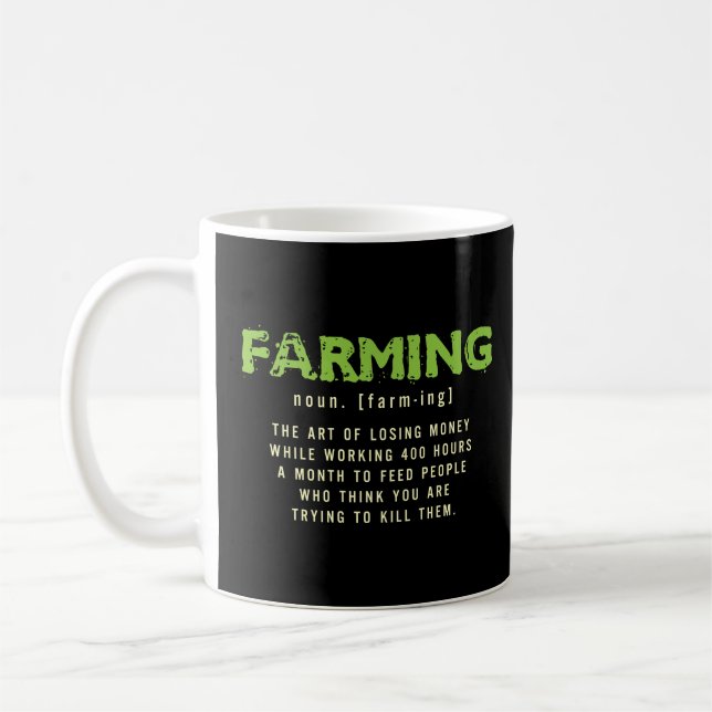 Caneca De Café Definição Farmer Farmer Figurume Ideias (Esquerda)