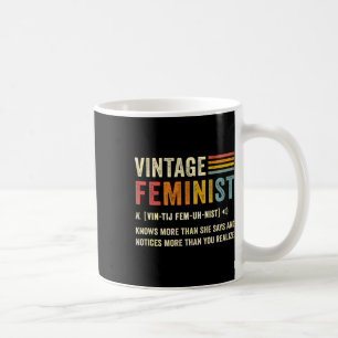 Caneca De Café Definição Feminista Sabe Mais Do Que Diz Retrospec