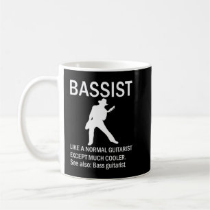 Caneca De Café Definição Guitarista Bass