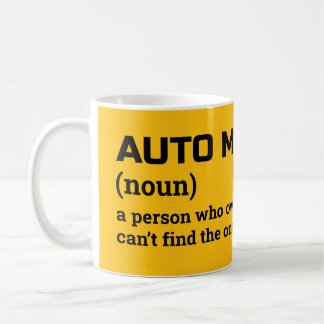 Caneca De Café Definição Mecânica Automática - Mug De Café Engraç