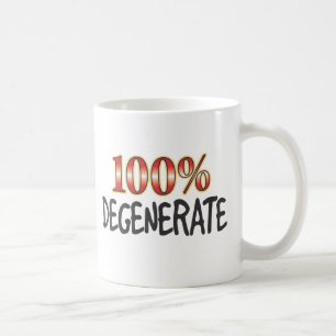 Caneca De Café Degeneram 100 por cento