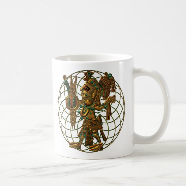 Caneca De Café Deidade maia 2 (Direita)