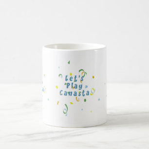 Caneca De Café Deixa o Canasta do jogo