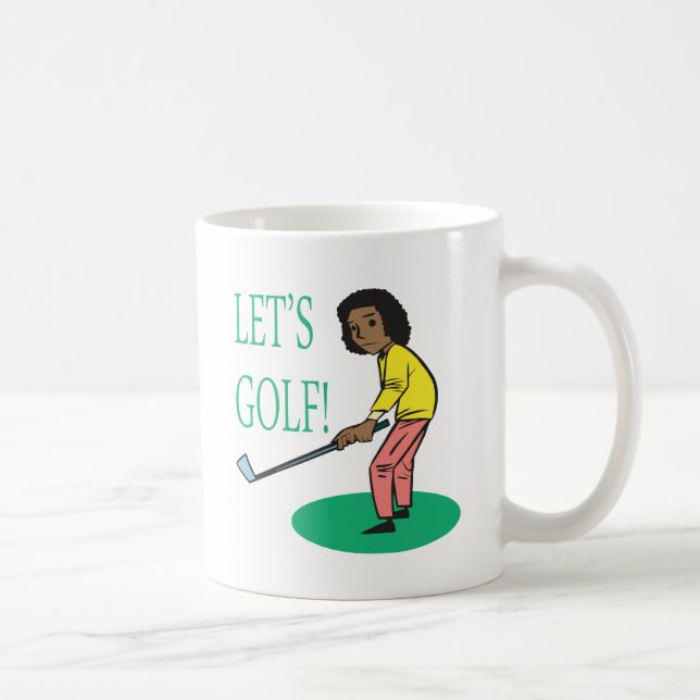 Caneca De Café Deixa o golfe (Direita)