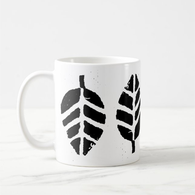 Caneca De Café Deixa o padrão Impressão de batata (Esquerda)