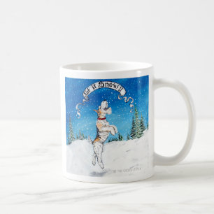 Caneca De Café Deixais lhe para nevar Fox Terrier do fio!