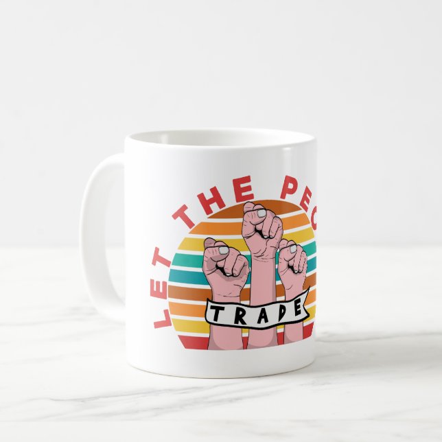 CANECA DE CAFÉ DEIXAR O INVESTIDOR NO COMÉRCIO PESSOAS (Frente Esquerda)