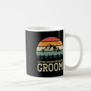 Caneca De Café Deixe a Aventura Começar Noivos Recém-Casados
