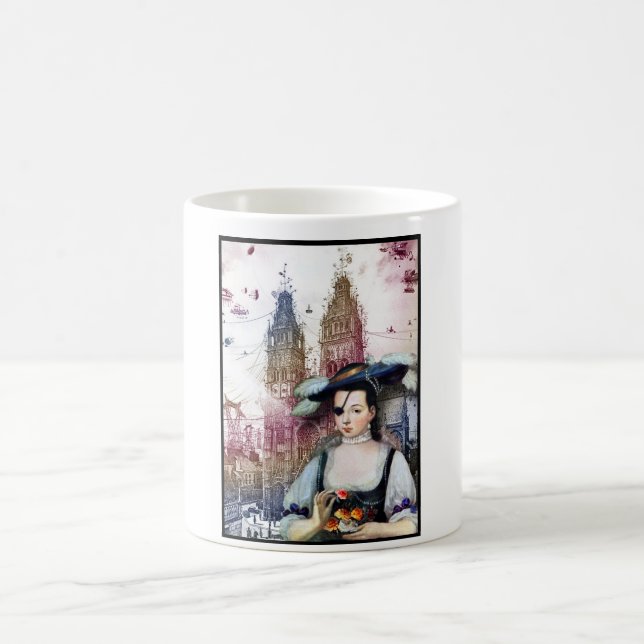 Caneca De Café Deixe a batalha começar! design alterado de (Centro)