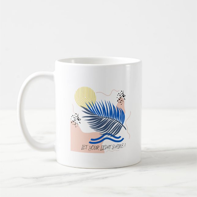Caneca De Café Deixe a sua luz brilhar (Esquerda)