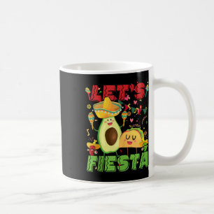 Caneca De Café Deixe Fiesta Avocado E Tacos Cinco De Mayo Mexica
