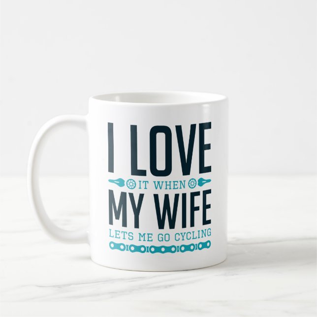 Caneca De Café Deixe-me ir pedalar (Esquerda)