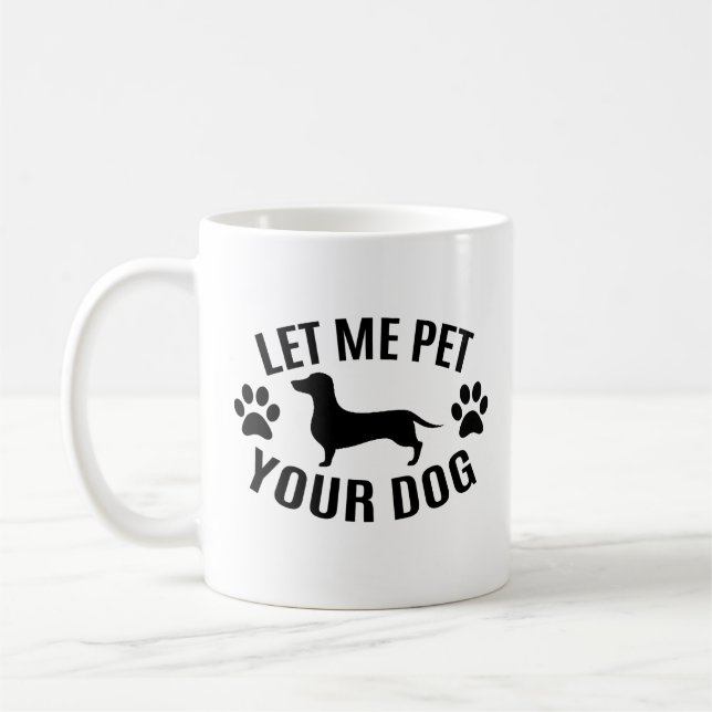 Caneca De Café Deixe-Me Prender Seu Cachorro - Pescadores De Cães (Esquerda)