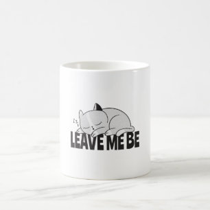Caneca De Café Deixe-me ser um gato preguiçoso