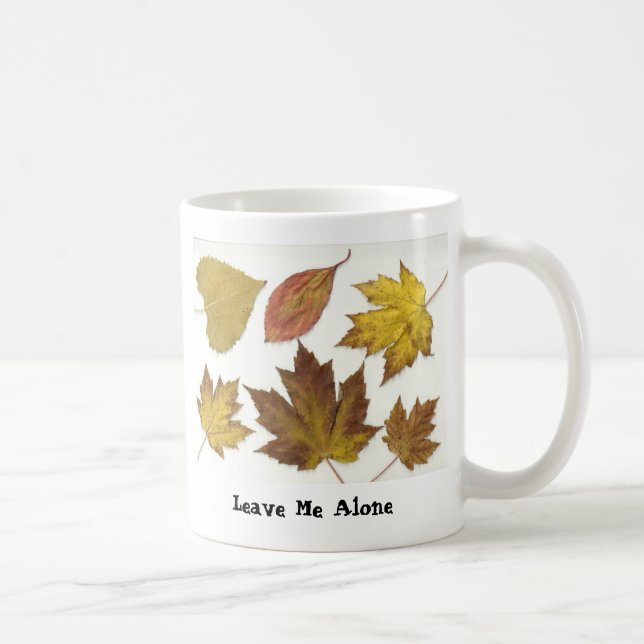 Caneca De Café Deixe-Me Sozinho! (Direita)
