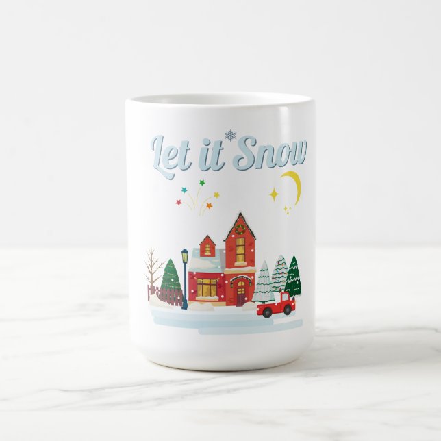 Caneca De Café Deixe Nevar (Centro)