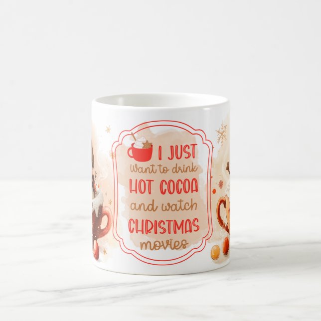 Caneca De Café Deixe Nevar! | Aconchegante Boneco de Neve Natal e (Centro)