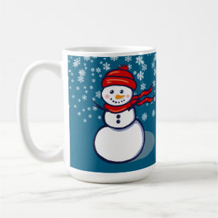Caneca De Café Deixe nevar boneco de neve