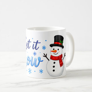 Caneca De Café Deixe Nevar Natal Inverno
