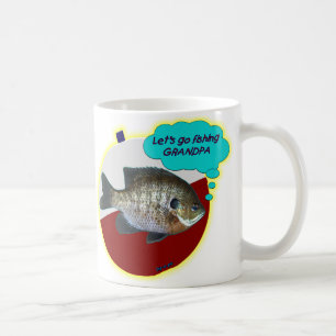 Caneca De Café Deixe-nos ir pescar o vovô