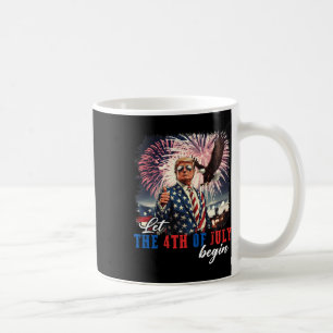 Caneca De Café Deixe o 4 de Julho Começar Dia da Independência Tr