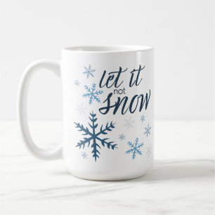 Caneca De Café Deixe-o (não) nevar