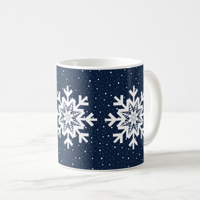 Caneca De Café Deixe-o nevar (Frente Esquerda)
